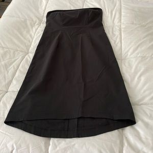 J Crew strapless dress, black, size 4